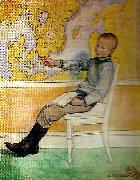 Carl Larsson Esbjorn och kartan Germany oil painting artist